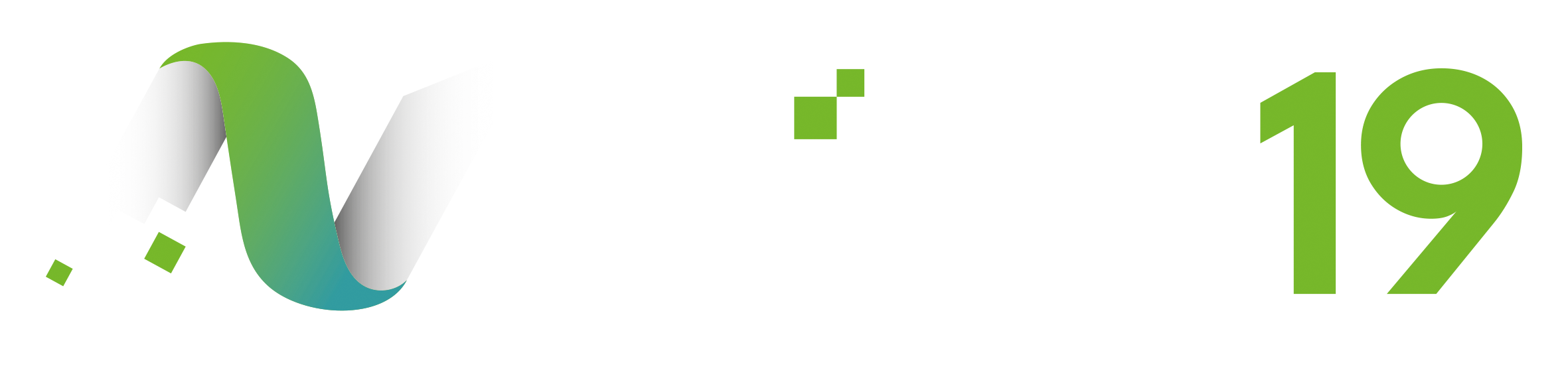 Nifty 19 Logo White